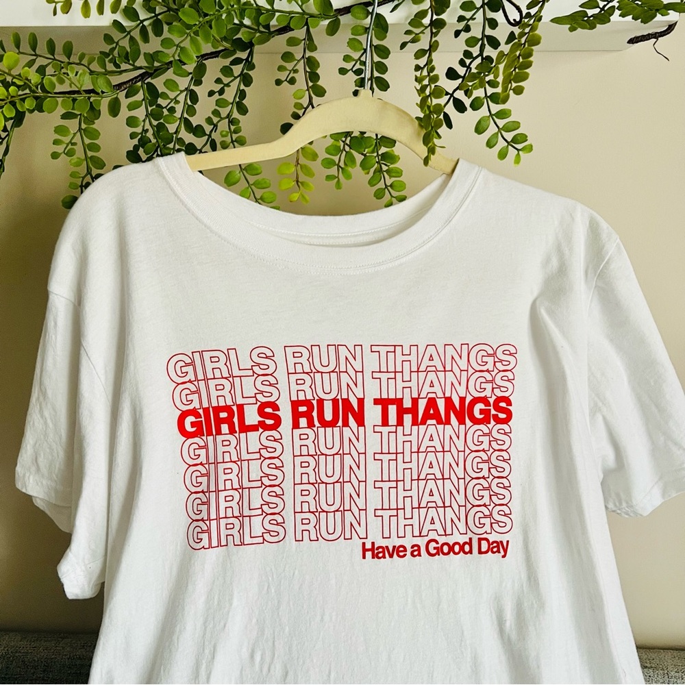 Plus graphic feminist tee
